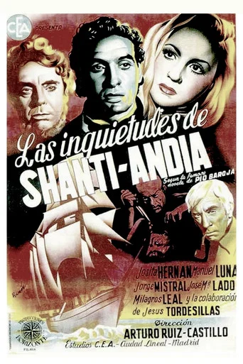 Movie poster for Las inquietudes de Shanti-Andía (1947)