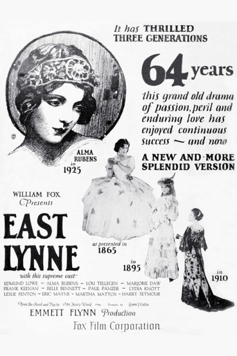 Movie poster for East Lynne (1925)
