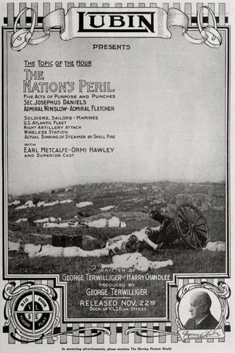 Movie poster for The Nation's Peril (1915)