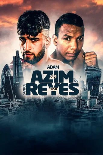 Movie poster for Adam Azim vs. Santos Reyes (2023)