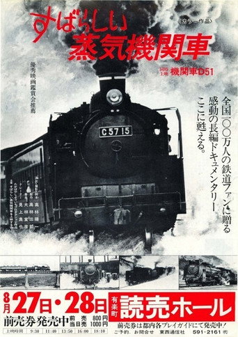 Movie poster for The Wonderful World of Steam Locomotive (1970)