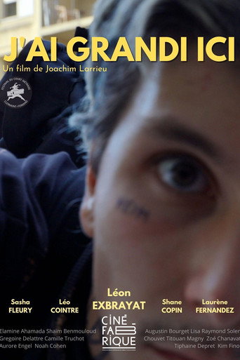 Movie poster for J'ai grandi ici (2022)