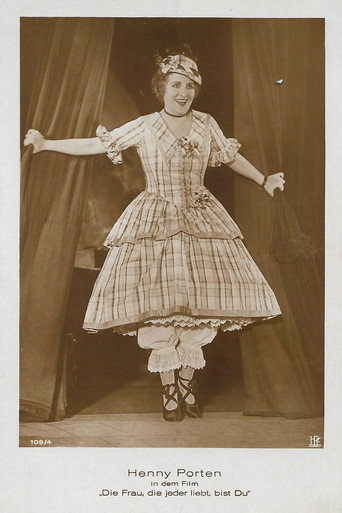 Movie poster for Die Frau, die jeder liebt, bist du! (1929)