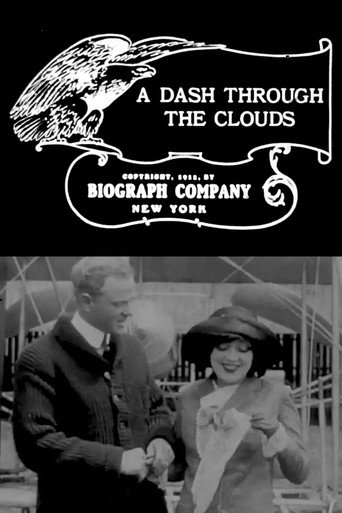 Movie poster for A Dash Through the Clouds (1912)