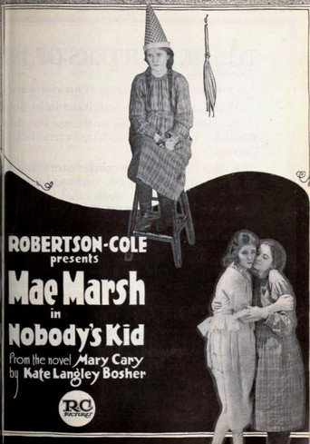 Movie poster for Nobody's Kid (1921)
