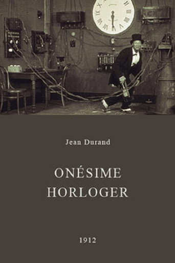 Movie poster for Onesime, Clockmaker (1912)