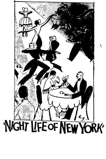 Movie poster for Night Life of New York (1925)