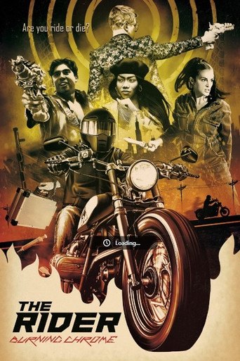 Movie poster for The Rider: Burning Chrome