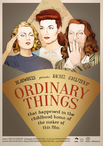 Movie poster for Ordinary Things (that happened in the childhood home of the maker of this film)