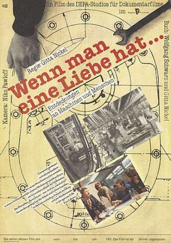Movie poster for Wenn man eine Liebe hat (1987)