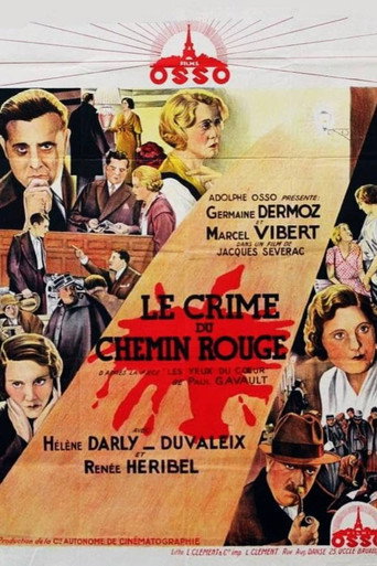 Movie poster for Le crime du chemin rouge (1933)