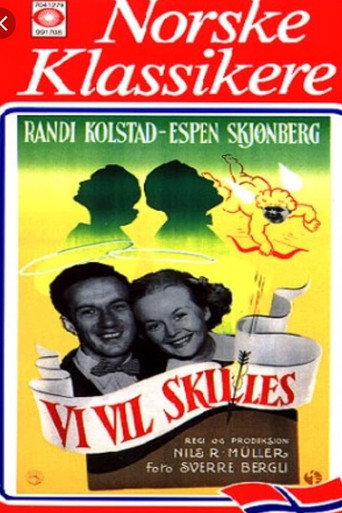 Movie poster for Vi vil skilles (1953)