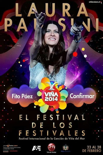 Movie poster for Laura Pausini Festival de Viña del Mar (2014)