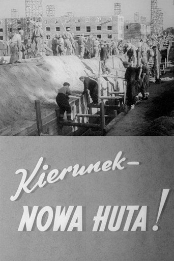 Movie poster for Destination - Nowa Huta! (1951)