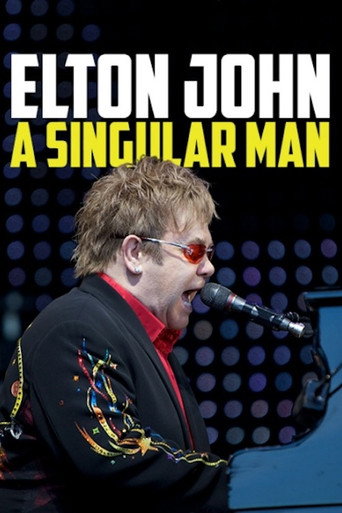 Movie poster for Elton John: A Singular Man (2016)