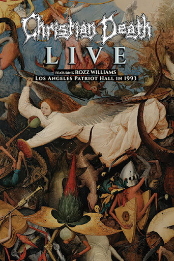 Movie poster for Christian Death: Live (2001)