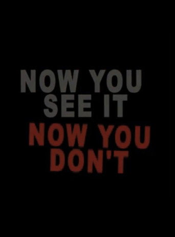 Movie poster for Now You See It Now You Don't