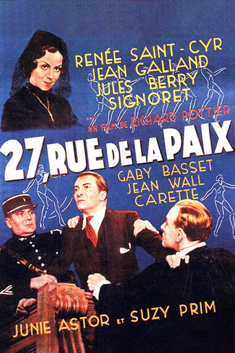 Movie poster for 27, rue de la Paix (1936)