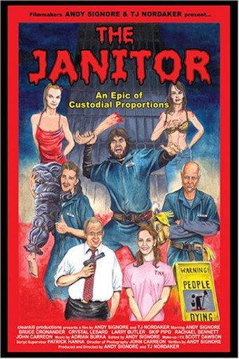 Movie poster for Blood, Guts & Cleaning Supplies: The Making of 'The Janitor'