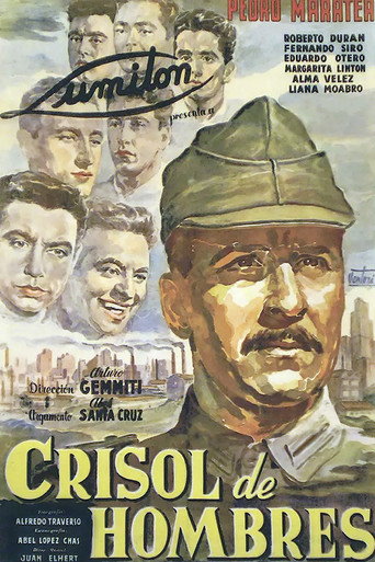 Movie poster for Crisol de hombres (1954)