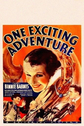 Movie poster for One Exciting Adventure (1934)