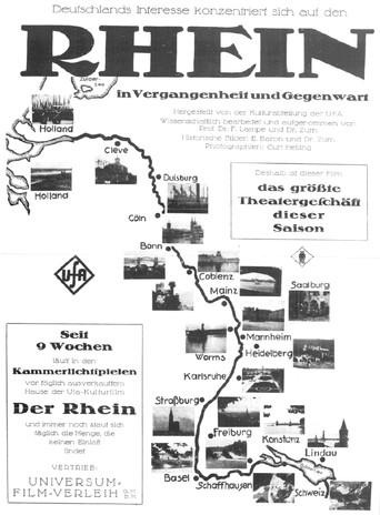 Movie poster for Der Rhein in Vergangenheit und Gegenwart (1922)