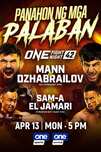 Movie poster for ONE Fight Night 42: Mann vs. Dzhabrailov (2026)