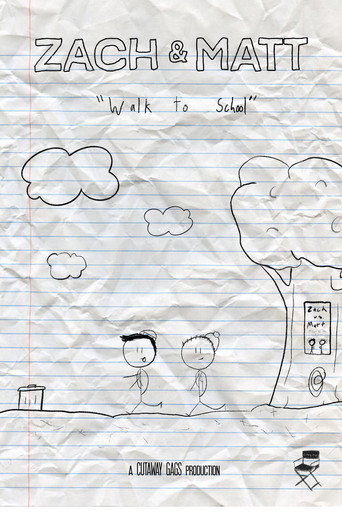 Movie poster for Zach and Matt Walk to School (2024)