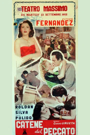 Movie poster for De pecado en pecado (1948)