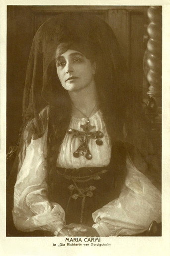 Movie poster for Die Richterin von Solvingsholm (1917)