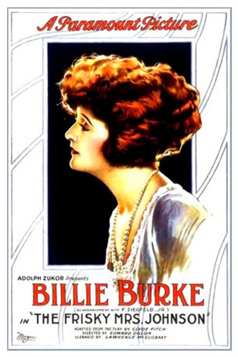 Movie poster for The Frisky Mrs. Johnson (1920)