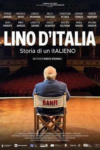 Movie poster for Lino D’Italia - Storia di un itALIENO (2026)