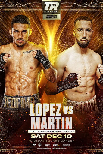 Movie poster for Teofimo Lopez vs. Sandor Martin (2022)