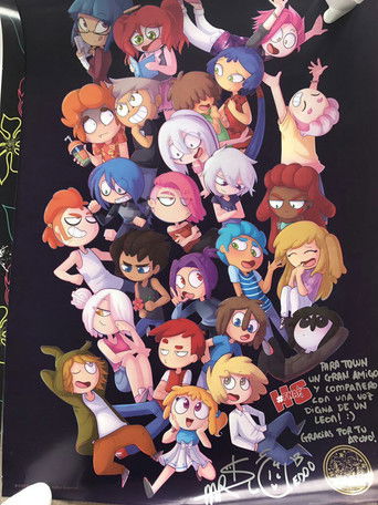 Series poster for FNAFHS (Five Nights At Freddy's High School) (2016)