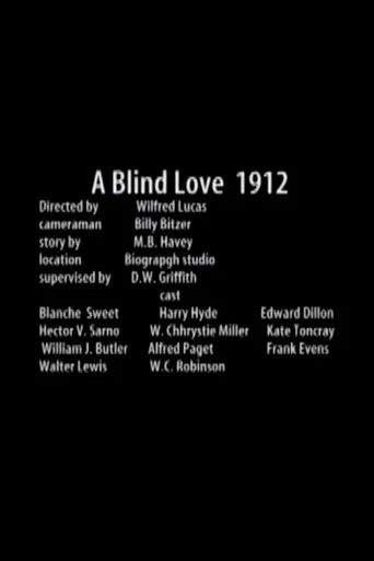 Movie poster for Blind Love (1912)
