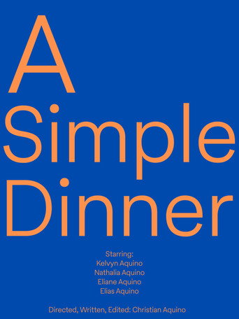 Movie poster for A Simple Dinner