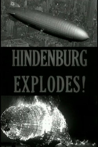 Movie poster for Hindenburg Explodes! (1937)