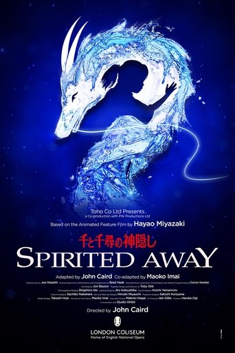 Spirited Away Flying to London poster