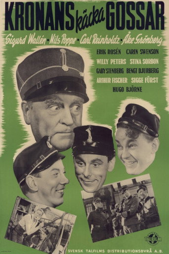 Movie poster for Kronans käcka gossar (1940)