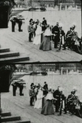 Movie poster for The Arrival of the Prince and Princess in Stockholm on the 9th of July (1905)