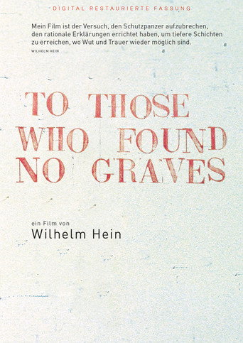Movie poster for To Those Who Found No Graves (1994)