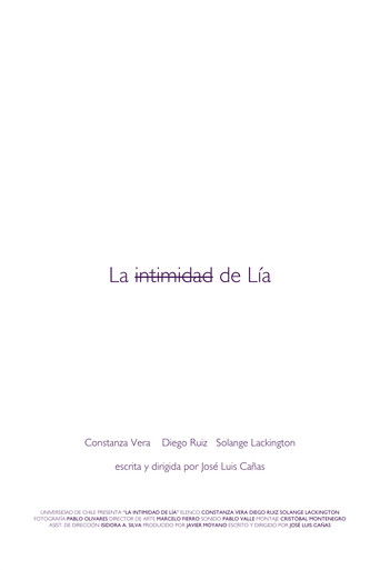 La intimidad de Lía poster