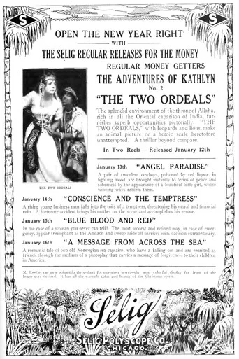 Movie poster for Conscience and the Temptress (1914)