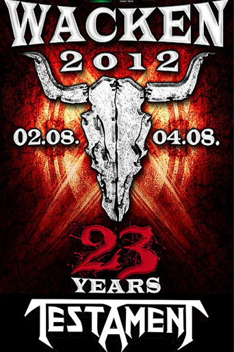 Movie poster for Testament: Live at Wacken Open Air (2012)
