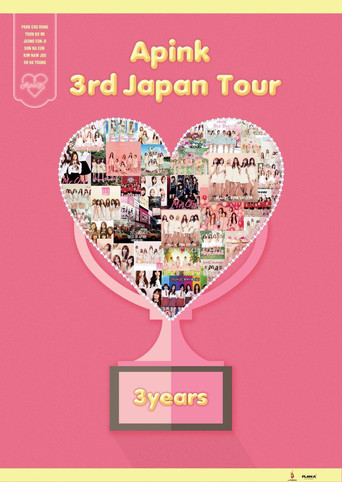Apink 3rd Japan Tour ~3years~ At Pacifico Yokohama poster