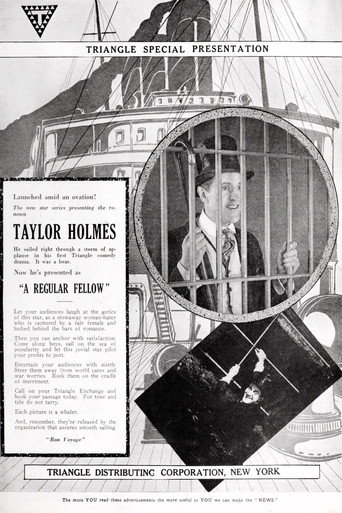 Movie poster for A Regular Fellow (1919)