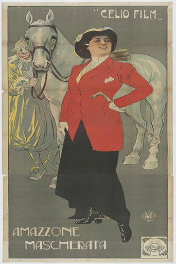 Movie poster for The Masked Amazon (1914)