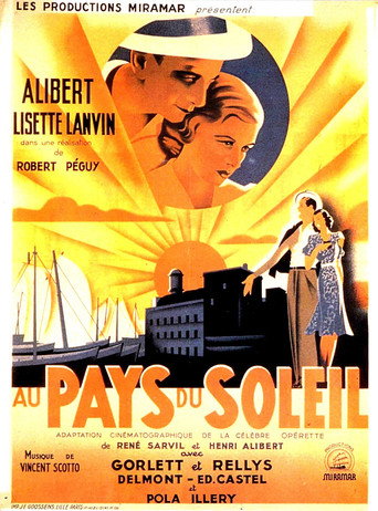 Movie poster for Au pays du soleil (1934)