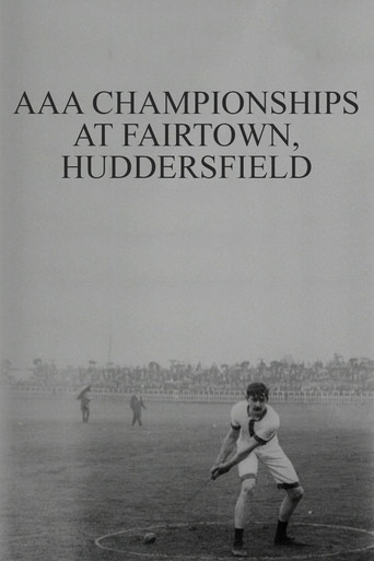 Movie poster for AAA Championships at Fartown, Huddersfield (1901)