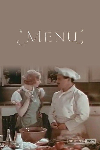 Movie poster for Menu (1933)